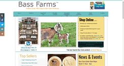 Desktop Screenshot of bassfarms.com