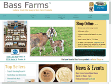 Tablet Screenshot of bassfarms.com